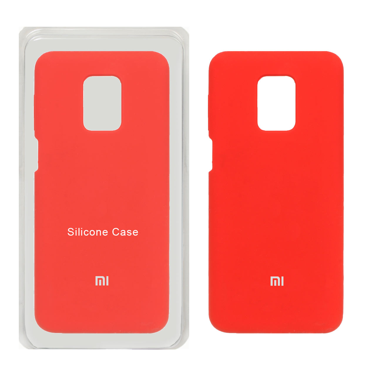 قاب سیلیکونی پاک کنی اورجینال Xiaomi Redmi Note 9S / Redmi Note 9 Pro / Redmi Note 9 Pro Max - قرمز (پک اصلی)